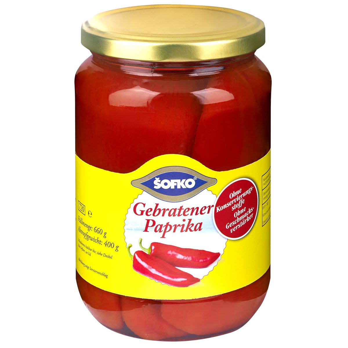 Šofko-Paprika gebraten der Franc Šoba GmbH