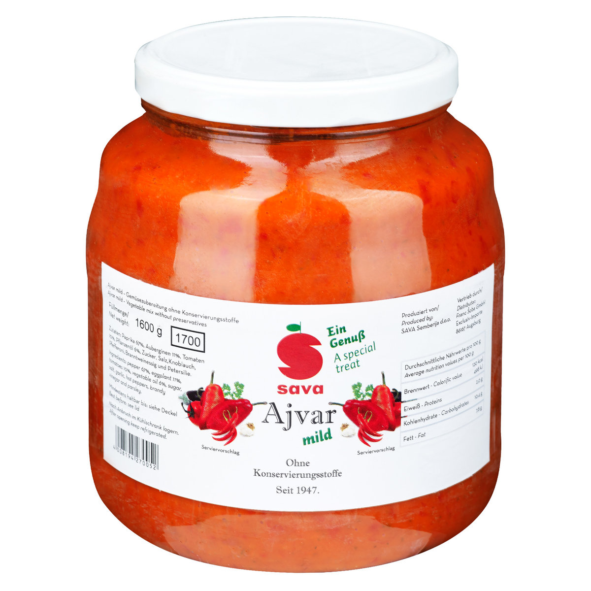 sava-Ajvar der Franc Šoba GmbH